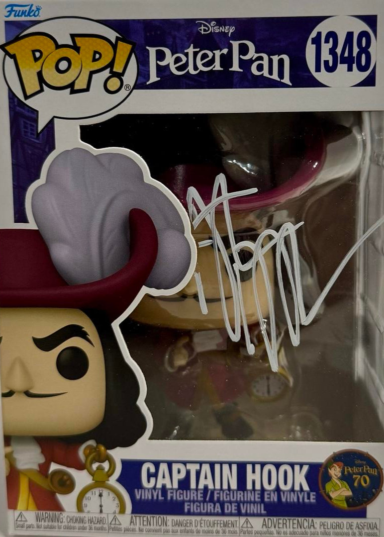 Dustin Hoffman Signed Funko Pop #1348 "Captain Hook" (Peter Pan) - Beckett COA
